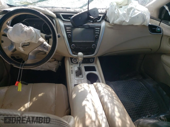 2018 Nissan Murano SV z VIN 5N1AZ2MG7JN175584, wystawiony jako Copart lot #43353675 z przebiegiem Nie podano mil oraz Nie do naprawy • Non repairable. Historia ofert i sprzedaży dostępna na DreamBid. Obrazek 8.