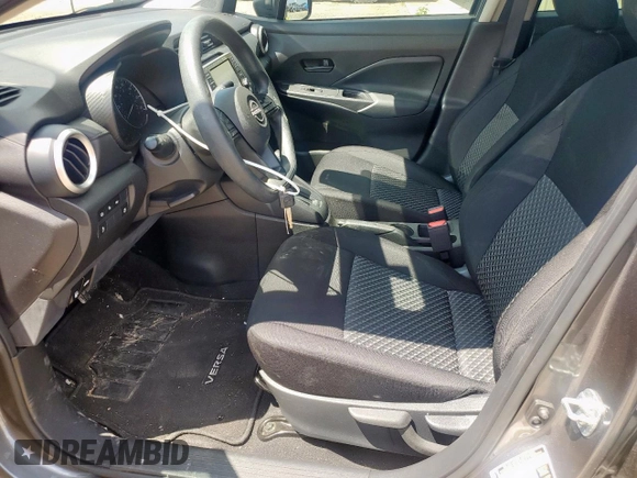 2023 Nissan Versa S with VIN 3N1CN8DV5PL852699, listed as a Copart auction lot 58822625 with 13,384 mi miles and Salvage title. Bid and sale history available at DreamBid. Image 7.