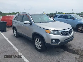 2013 Kia Sorento LX with VIN 5XYKT3A64DG413205, listed as a IAAI auction lot 42784975 with 97,251 mi miles and . Bid and sale history available at DreamBid. Image 1.