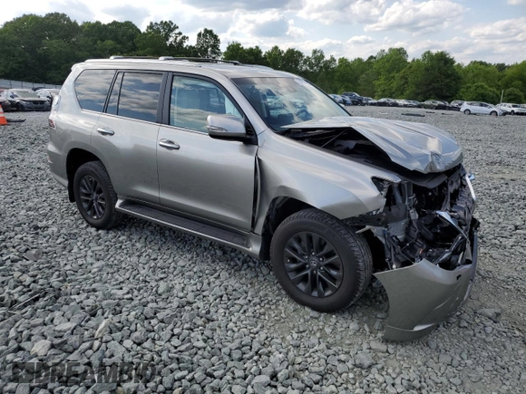 2023 Lexus GX 460 Premium with VIN JTJAM7BX3P5383132, listed as a Copart auction lot 57887005 with 18,198 mi miles and Salvage title. Bid and sale history available at DreamBid. Image 4.