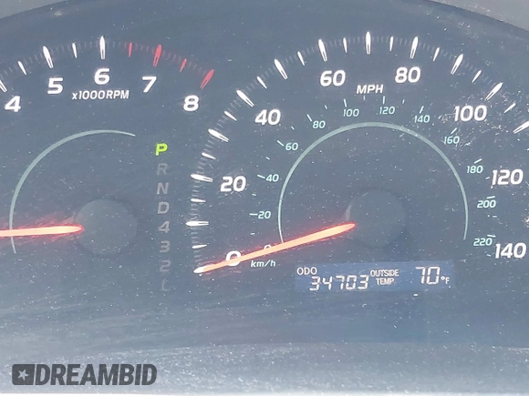 2009 Toyota Camry with VIN 4T4BE46K49R104332, listed as a IAAI auction lot 41993361 with 34,703 mi miles and . Bid and sale history available at DreamBid. Image 7.