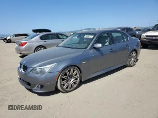 2008 BMW 5 Series 550i with VIN WBANW53598CT51425, listed as a Copart auction lot 54064475 with 124,391 mi miles and Clean Title. Bid and sale history available at carsss.com. Image 1.