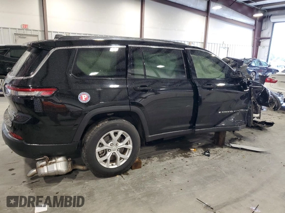 2023 Jeep Grand Cherokee Limited with VIN 1C4RJJBG3P8783623, listed as a Copart auction lot 80689924 with Not provided miles and Salvage title. Bid and sale history available at DreamBid. Image 3.