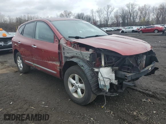 2012 Nissan Rogue S with VIN JN8AS5MV4CW362890, listed as a Copart auction lot 52598385 with 80,531 mi miles and Salvage Title. Bid and sale history available at DreamBid. Image 4.