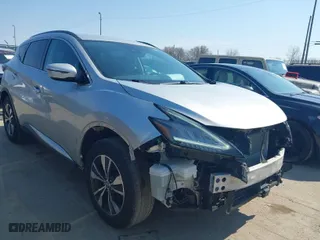 2020 Nissan Murano SV with VIN 5N1AZ2BS7LN124449, listed as a IAAI auction lot 41775387 with 106,558 mi miles. Bid and sale history available at carsss.com. Image 1.