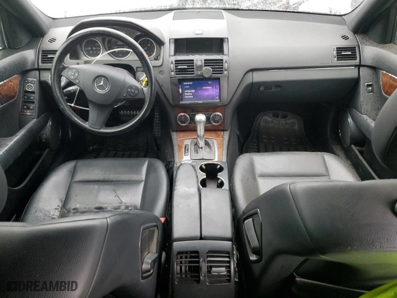 2009 Mercedes-Benz C-Class 3.0L Sport with VIN WDDGF54X19R053869, listed as a Copart auction lot 47818665 with 158,588 mi miles and Salvage Title. Bid and sale history available at carsss.com. Image 8.