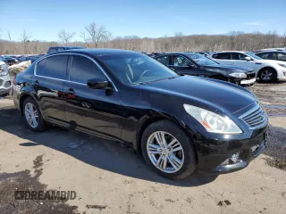 2011 Infiniti G25 x with VIN JN1DV6AR7BM652163, listed as a Copart auction lot 45534195 with 133,444 mi miles and Salvage Title. Bid and sale history available at DreamBid. Image 5.