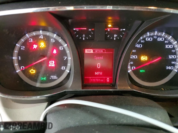 2013 GMC Terrain SLT with VIN 2GKALUEK1D6343317, listed as a Copart auction lot 60927085 with 178,791 mi miles and Clean title. Bid and sale history available at DreamBid. Image 9.