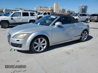 2008 Audi TT 2.0T with VIN TRUMF38J681002149, listed as a Copart auction lot 46524675 with 144,731 mi miles and Salvage Title. Bid and sale history available at carsss.com. Image 1.