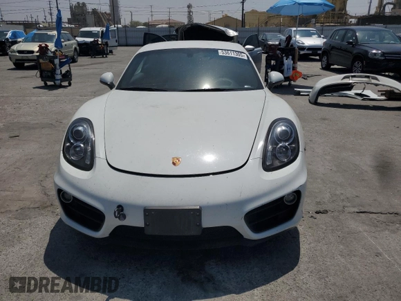 2015 Porsche Cayman with VIN WP0AA2A81FK160807, listed as a Copart auction lot 53611305 with 60,866 mi miles and Salvage Title. Bid and sale history available at DreamBid. Image 5.