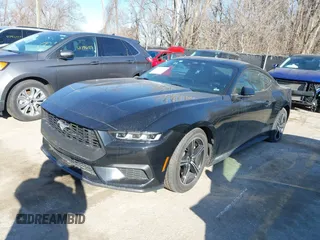 2024 Ford Mustang EcoBoost with VIN 1FA6P8TH1R5120532, listed as a IAAI auction lot 41756097 with 24,467 mi miles. Bid and sale history available at carsss.com. Image 16.