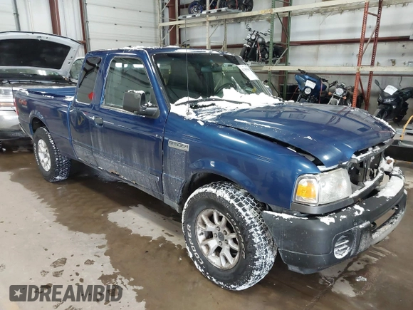 2009 Ford Ranger XLT with VIN 1FTZR45E09PA56081, listed as a IAAI auction lot 41389308 with 118,471 mi miles. Bid and sale history available at carsss.com. Image 1.