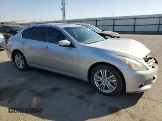 2012 Infiniti G25 Journey with VIN JN1DV6AP2CM811705, listed as a Copart auction lot 71871484 with 80,755 mi miles and Salvage Title. Bid and sale history available at carsss.com. Image 4.