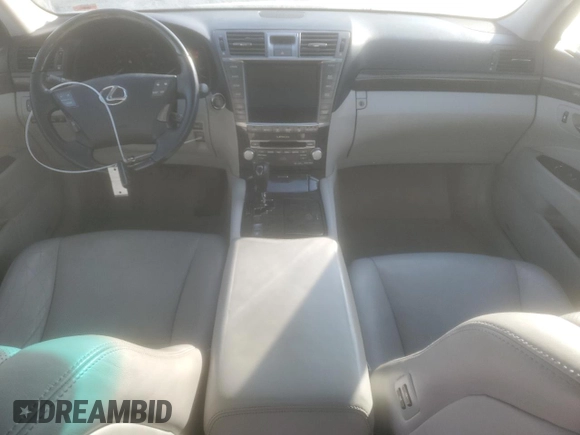 2012 Lexus LS 460 with VIN JTHCL5EF1C5014719, listed as a Copart auction lot 41970505 with Not provided miles and Salvage title. Bid and sale history available at DreamBid. Image 8.