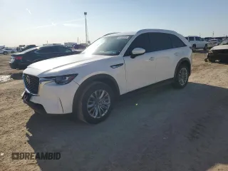 2025 Mazda CX-90 Select z VIN JM3KKAHD3S1212590, wystawiony jako Copart lot #52482395 z przebiegiem 4924 mil mil oraz Szkody całkowita. Historia ofert i sprzedaży dostępna na DreamBid. Obrazek 1.