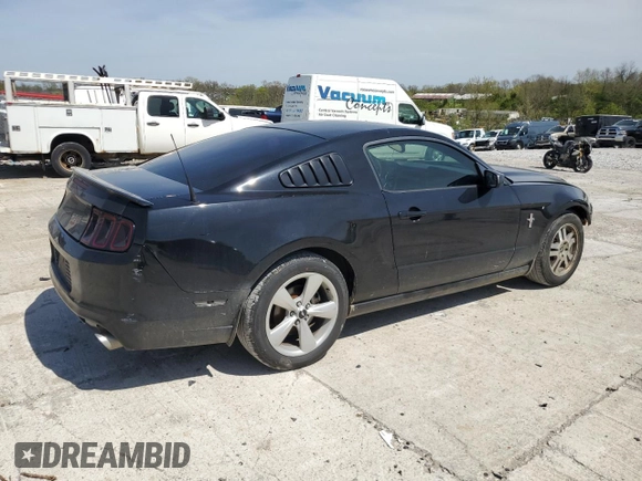 2014 Ford Mustang V6 with VIN 1ZVBP8AM6E5252007, listed as a Copart auction lot 54146195 with 129,127 mi miles and Salvage Title. Bid and sale history available at DreamBid. Image 3.
