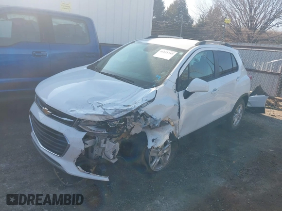 2021 Chevrolet Trax LT with VIN KL7CJLSB2MB309664, listed as a IAAI auction lot 41251743 with 20,478 mi miles. Bid and sale history available at carsss.com. Image 17.