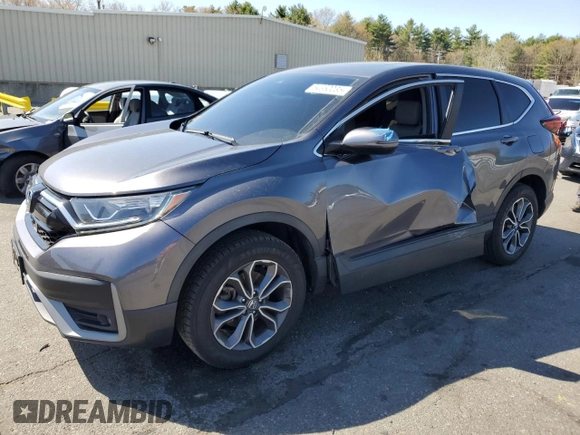 2020 Honda CR-V EX-L with VIN 2HKRW2H8XLH683506, listed as a Copart auction lot 54350035 with 63,222 mi miles and Salvage title. Bid and sale history available at DreamBid. Image 1.