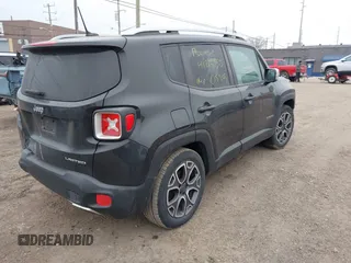 2015 Jeep Renegade Limited with VIN ZACCJADT2FPC15905, listed as a IAAI auction lot 41265558 with 140,727 mi miles and . Bid and sale history available at DreamBid. Image 4.