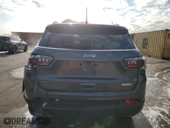 2021 Jeep Compass Altitude with VIN 3C4NJCBB5MT560012, listed as a Copart auction lot 52646345 with 40,184 mi miles and Salvage title. Bid and sale history available at DreamBid. Image 6.