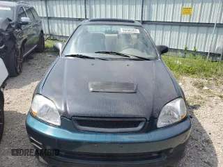 1998 Honda Civic EX with VIN 2HGEJ8549WH614855, listed as a Copart auction lot 66486384 with 100,465 mi miles and Salvage Title. Bid and sale history available at carsss.com. Image 5.