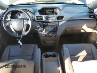 2015 Honda Odyssey Touring Elite with VIN 5FNRL5H94FB037299, listed as a Copart auction lot 53886345 with 109,032 mi miles and Salvage Title. Bid and sale history available at DreamBid. Image 8.