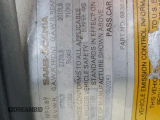 1987 Saab 900 z VIN YS3AK35D8H2020243, wystawiony jako Copart lot #47843125 z przebiegiem 112 526 mil mil oraz Tytuł czysty. Historia ofert i sprzedaży dostępna na DreamBid. Obrazek 12.