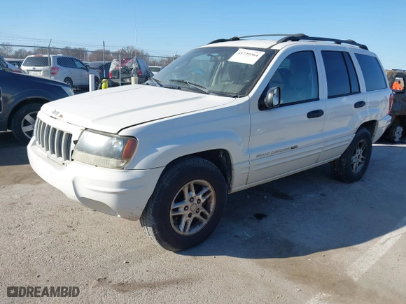 2004 Jeep Grand Cherokee Laredo with VIN 1J4GX48S84C206933, listed as a IAAI auction lot 41739364 with 257,893 mi miles. Bid and sale history available at carsss.com. Image 2.