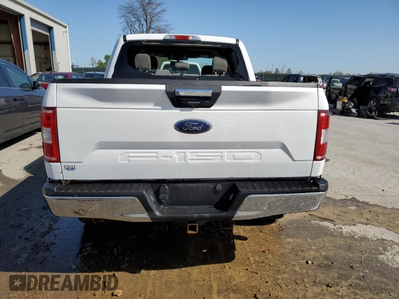 2019 Ford F-150 XL with VIN 1FTEW1E57KKE02961, listed as a Copart auction lot 52257105 with 117,296 mi miles and Salvage Title. Bid and sale history available at carsss.com. Image 6.