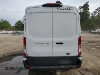 2023 Ford Transit Cargo with VIN 1FTBR2C84PKB15484, listed as a Copart auction lot 50737605 with 15,881 mi miles and Salvage title. Bid and sale history available at DreamBid. Image 6.