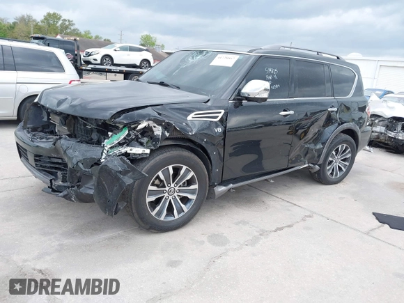 2020 Nissan Armada SL with VIN JN8AY2NC2LX519725, listed as a IAAI auction lot 41728867 with 98,877 mi miles. Bid and sale history available at carsss.com. Image 17.