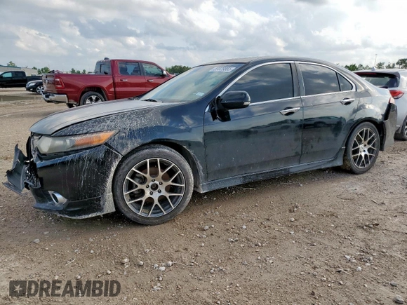 2012 Acura TSX Special Edition with VIN JH4CU2F88CC013106, listed as a Copart auction lot 59029865 with 184,338 mi miles and Salvage title. Bid and sale history available at DreamBid. Image 1.