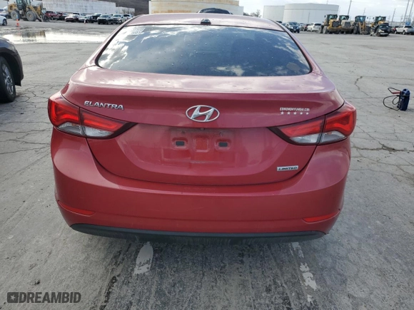 2014 Hyundai Elantra SE with VIN KMHDH4AE8EU169335, listed as a Copart auction lot 47669065 with 169,332 mi miles and Salvage Title. Bid and sale history available at carsss.com. Image 6.