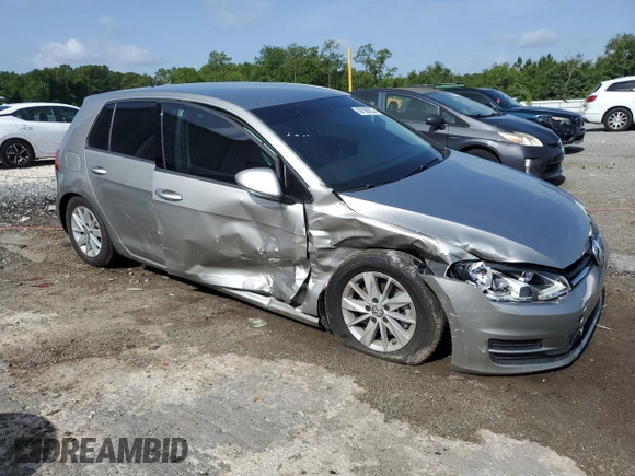 2017 Volkswagen Golf S z VIN 3VW217AU6HM019030, wystawiony jako Copart lot #59798025 z przebiegiem 26 935 mil mil oraz Szkoda całkowita • Salvage title. Historia ofert i sprzedaży dostępna na DreamBid. Obrazek 4.