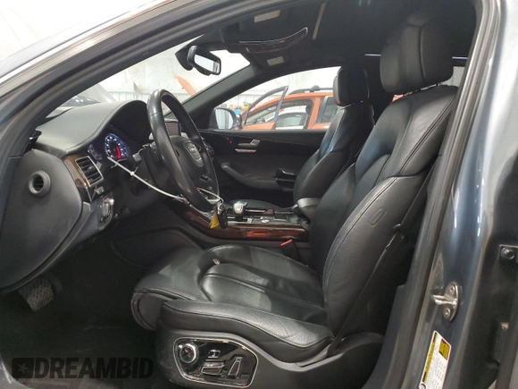 2017 Audi A8 with VIN WAU44AFDXHN009967, listed as a Copart auction lot 60536285 with 103,759 mi miles and Clean title. Bid and sale history available at DreamBid. Image 7.