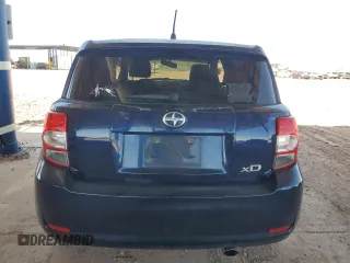 2012 Scion xD with VIN JTKKU4B49C1022283, listed as a Copart auction lot 61856605 with 199,236 mi miles and Salvage title. Bid and sale history available at DreamBid. Image 6.
