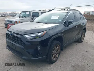 2023 Toyota RAV4 Hybrid XLE with VIN 2T3UWRFV6PW184003, listed as a IAAI auction lot 41266339 with 1 mi miles. Bid and sale history available at carsss.com. Image 19.