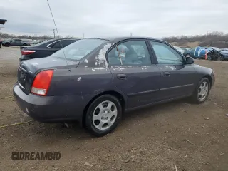 2002 Hyundai Elantra GLS with VIN KMHDN45D42U292698, listed as a Copart auction lot 52349925 with 99,424 mi miles and Salvage title. Bid and sale history available at DreamBid. Image 3.