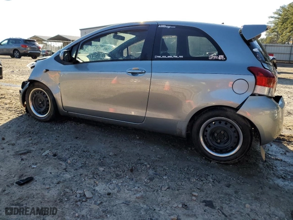 2009 Toyota Yaris with VIN JTDJT903995251917, listed as a Copart auction lot 43804665 with NaN miles and Salvage Title. Bid and sale history available at carsss.com. Image 2.