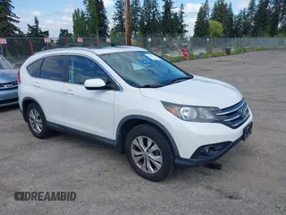 2013 Honda CR-V EX-L with VIN 5J6RM4H72DL029549, listed as a IAAI auction lot 42166574 with 183,689 mi miles. Bid and sale history available at carsss.com. Image 1.