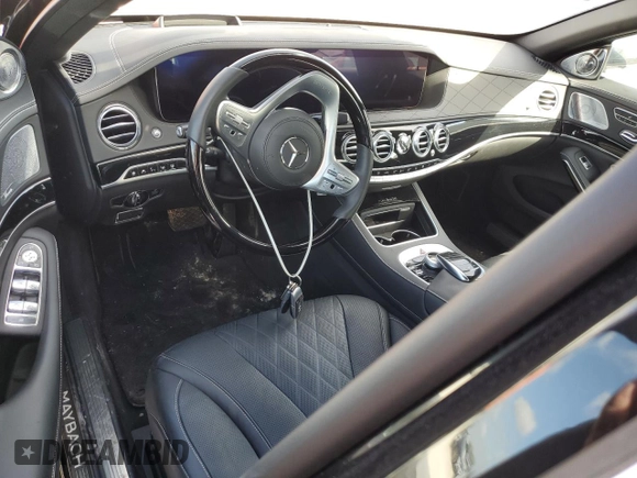 2020 Mercedes-Benz S-Class Maybach S 560 with VIN W1KUX8GB0LA558390, listed as a Copart auction lot 74655674 with 0 mi miles and Non Repairable. Bid and sale history available at carsss.com. Image 8.