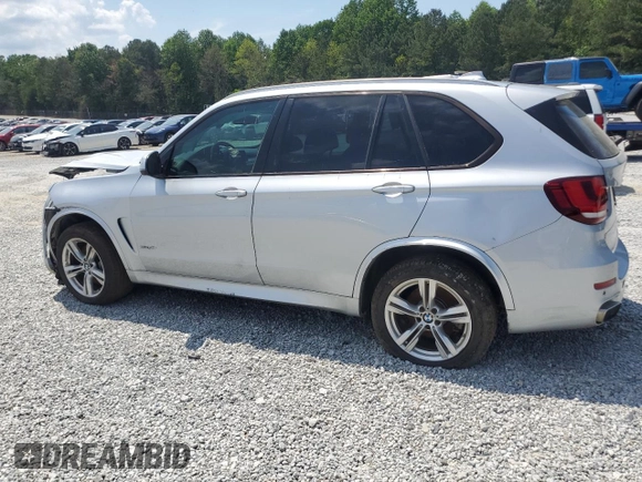 2015 BMW X5 xDrive50i z VIN 5UXKR6C50F0J75350, wystawiony jako Copart lot #55146105 z przebiegiem Nie podano mil oraz Szkoda całkowita • Salvage title. Historia ofert i sprzedaży dostępna na DreamBid. Obrazek 2.