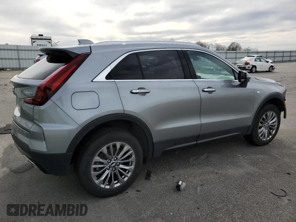 2024 Cadillac XT4 AWD Premium Luxury with VIN 1GYFZDR42RF147048, listed as a Copart auction lot 49622465 with 18,367 mi miles and Salvage title. Bid and sale history available at DreamBid. Image 3.