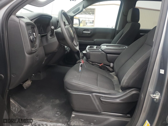 2021 Chevrolet Silverado 1500 Custom with VIN 3GCPWBEK5MG417957, listed as a Copart auction lot 46458125 with 84,601 mi miles and Salvage Title. Bid and sale history available at carsss.com. Image 7.