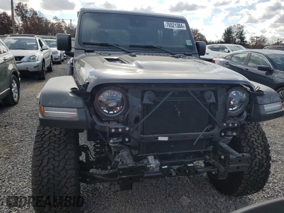 2024 Jeep Wrangler Rubicon X with VIN 1C4RJXFG2RW153197, listed as a Copart auction lot 76521384 with 3,897 mi miles and Salvage title. Bid and sale history available at DreamBid. Image 5.