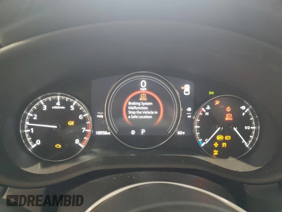 2023 Mazda CX-30 S Carbon Edition with VIN 3MVDMBCM9PM516797, listed as a Copart auction lot 58336655 with 18,958 mi miles and Salvage title. Bid and sale history available at DreamBid. Image 9.