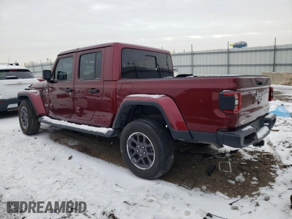 2021 Jeep Gladiator Overland с VIN 1C6HJTFGXML563056, выставлен на аукционе Copart как лот 72481592 с пробегом 12 315 миль миль и На запчасти • Non repairable. История ставок и продаж доступна на DreamBid. Изображение 2.