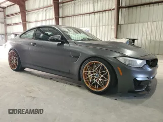 2016 BMW M4 with VIN WBS4S9C5XGK578945, listed as a Copart auction lot 73490334 with 3,382 mi miles and Salvage title. Bid and sale history available at DreamBid. Image 4.