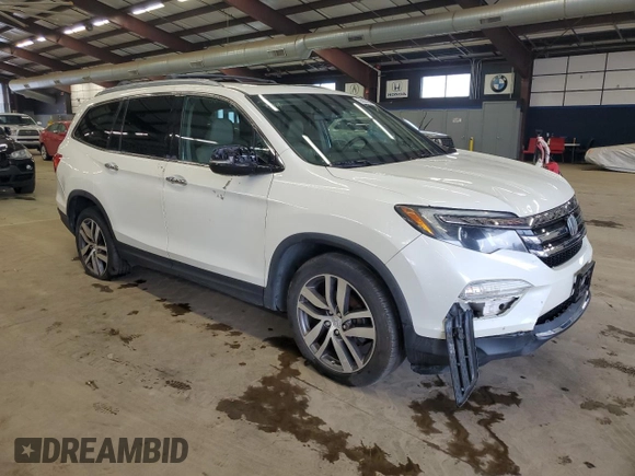 2016 Honda Pilot Elite with VIN 5FNYF6H04GB035659, listed as a Copart auction lot 50888755 with 0 mi miles and Salvage Title. Bid and sale history available at carsss.com. Image 4.