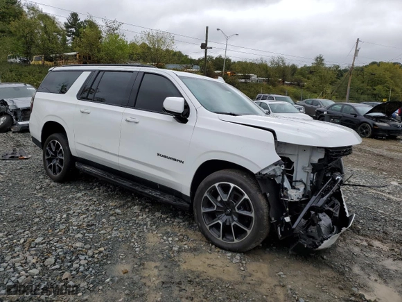 2023 Chevrolet Suburban RST with VIN 1GNSKEKD1PR294702, listed as a Copart auction lot 73947554 with 0 mi miles and Salvage Title. Bid and sale history available at carsss.com. Image 4.
